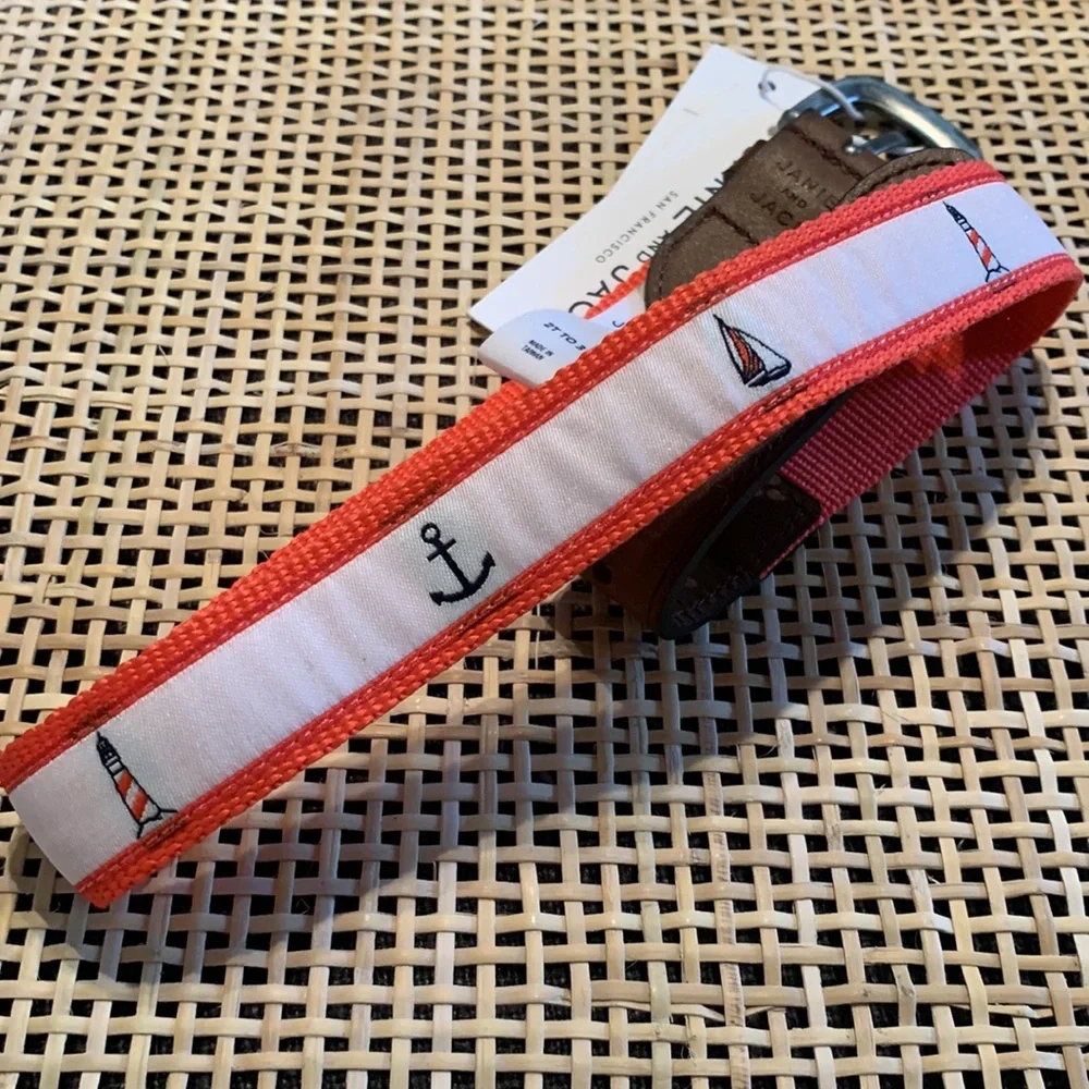 Janie and Jack Toddler Boys Nautical Theme Belt